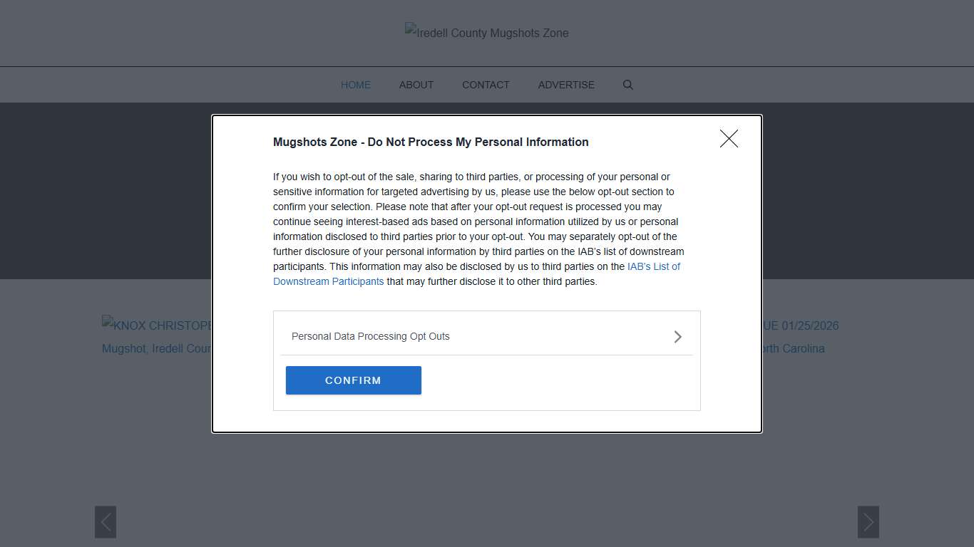 Iredell County Mugshots Zone