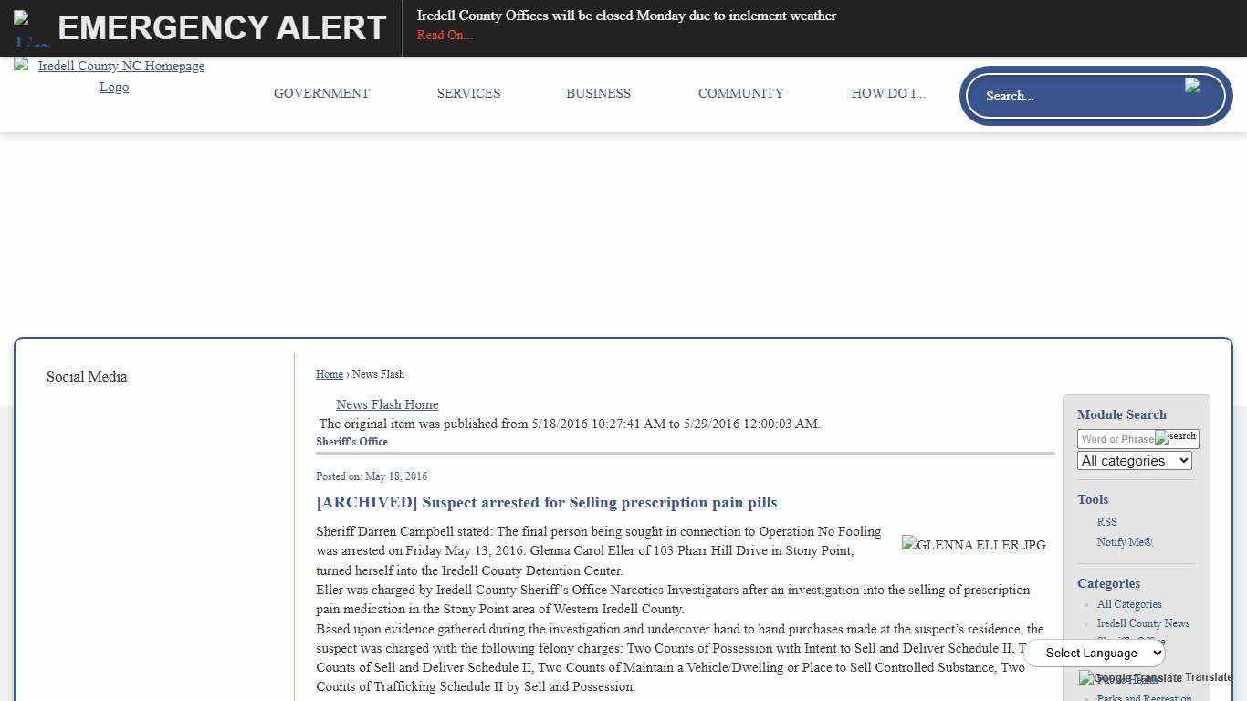 News Flash • Iredell County, NC • CivicEngage